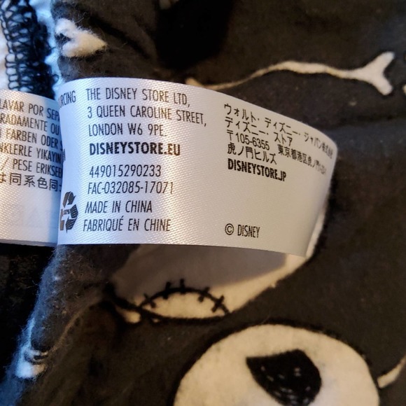 Nightmare before Christmas flannel pajama bottoms small - Picture 5 of 5